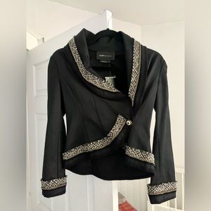 NWT! BCBG Max Azaria Blazer with Gold Chain detail